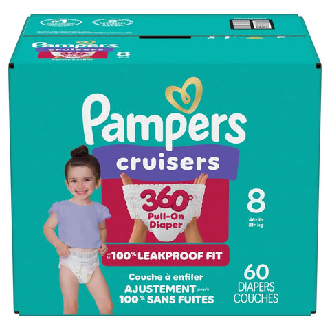 Pampers Cruisers 360 Diapers - (Select Size and Count)