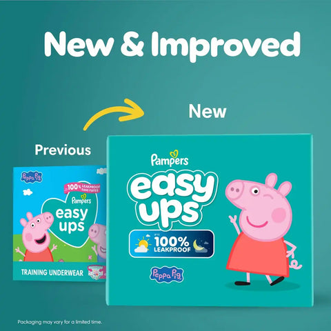 Easy Ups Girls' Disposable Training Underwear - (Select Size and Count)
