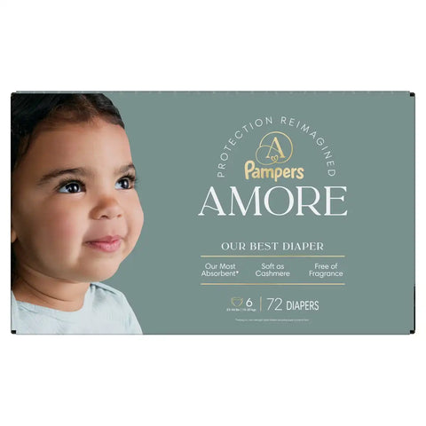 Amore by Pampers Luxury Diapers - (Select Size and Count)