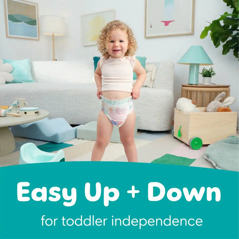 Easy Ups Girls' Disposable Training Underwear - (Select Size and Count)