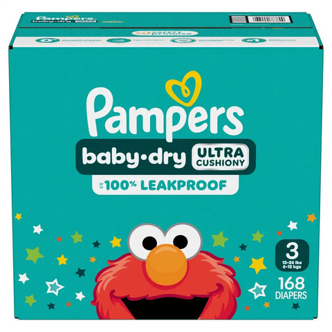 Pampers Baby Dry Diapers - (Select Size and Count)