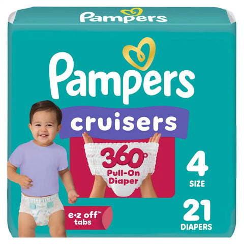 Pampers Cruisers 360 Diapers - (Select Size and Count)