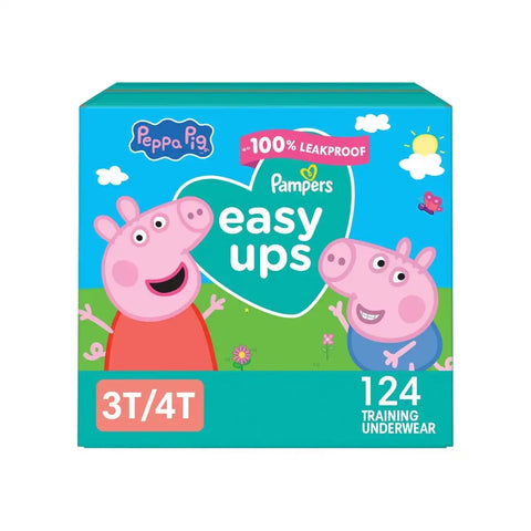 Easy Ups Girls' Disposable Training Underwear - (Select Size and Count)
