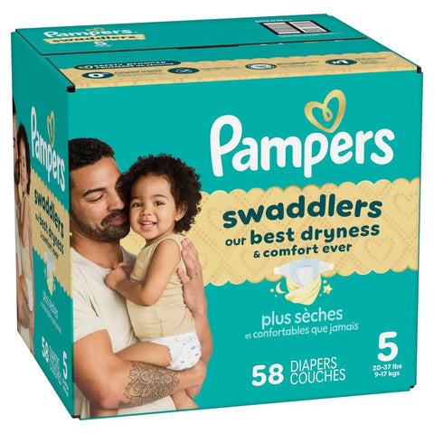 Pampers Swaddlers Sensitive Disposable Diapers - (Select Size and Count)