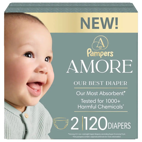 Amore by Pampers Luxury Diapers - (Select Size and Count)