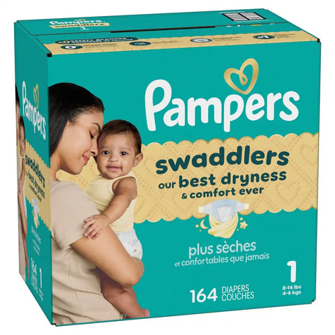 Pampers Swaddlers Sensitive Disposable Diapers - (Select Size and Count)