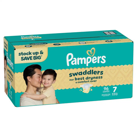 Pampers Swaddlers Sensitive Disposable Diapers - (Select Size and Count)