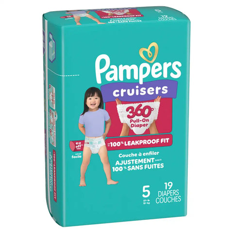 Pampers Cruisers 360 Diapers - (Select Size and Count)
