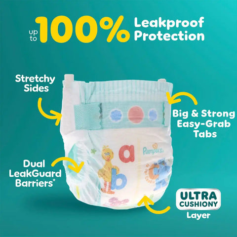 Pampers Baby Dry Diapers - (Select Size and Count)