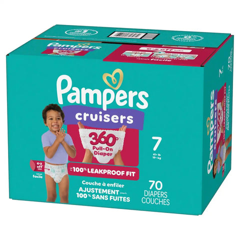 Pampers Cruisers 360 Diapers - (Select Size and Count)