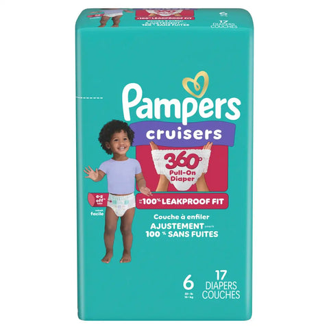 Pampers Cruisers 360 Diapers - (Select Size and Count)