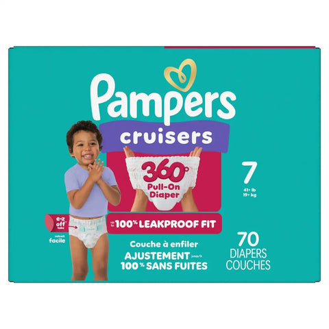 Pampers Cruisers 360 Diapers - (Select Size and Count)
