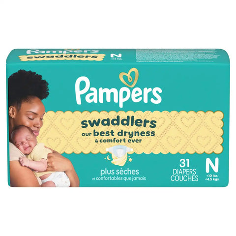 Pampers Swaddlers Sensitive Disposable Diapers - (Select Size and Count)