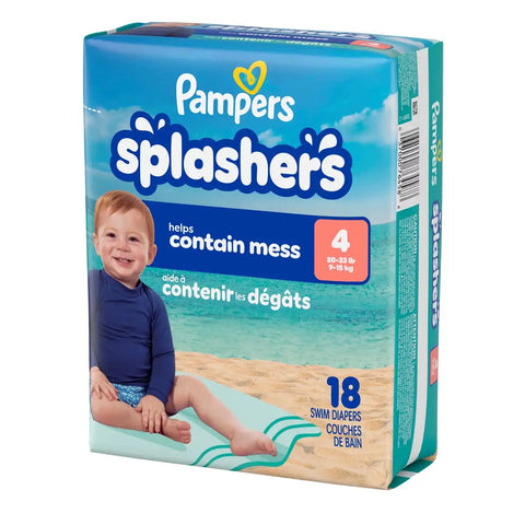 Pampers Splashers Disposable Swim Pants - (Select Size and Count)