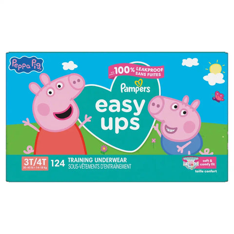 Easy Ups Girls' Disposable Training Underwear - (Select Size and Count)