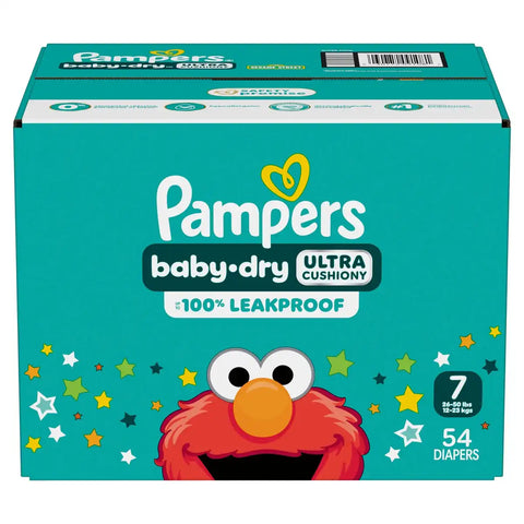 Pampers Baby Dry Diapers - (Select Size and Count)