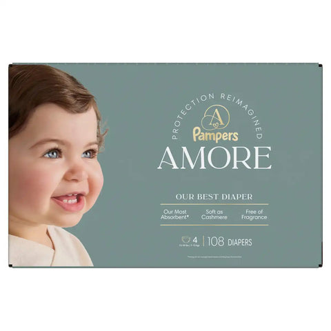 Amore by Pampers Luxury Diapers - (Select Size and Count)
