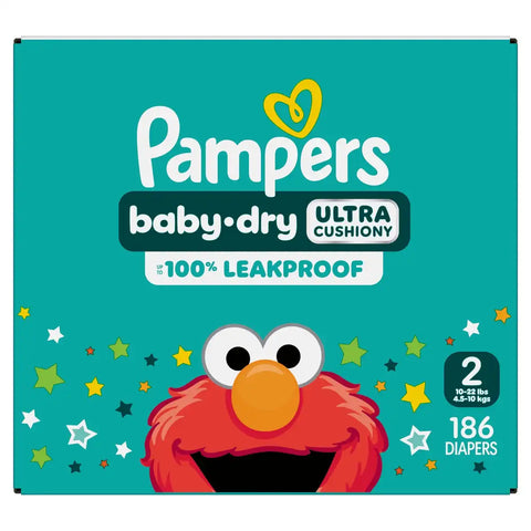 Pampers Baby Dry Diapers - (Select Size and Count)