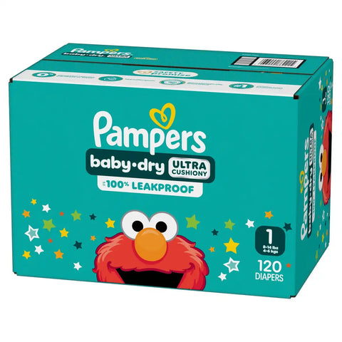 Pampers Baby Dry Diapers - (Select Size and Count)