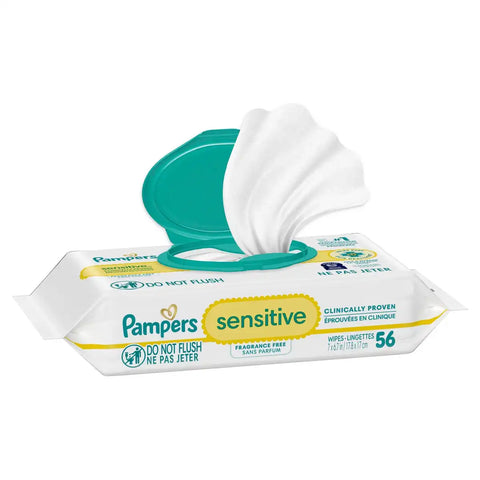 Pampers Sensitive Baby Wipes (Select Count)