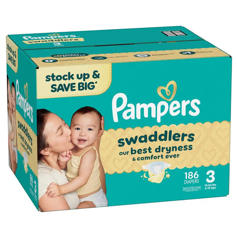 Pampers Swaddlers Sensitive Disposable Diapers - (Select Size and Count)