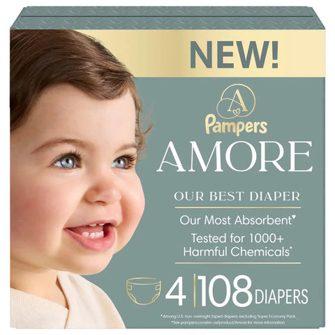Amore by Pampers Luxury Diapers - (Select Size and Count)