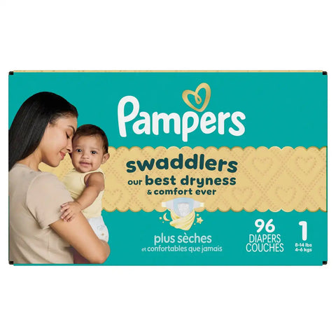 Pampers Swaddlers Sensitive Disposable Diapers - (Select Size and Count)