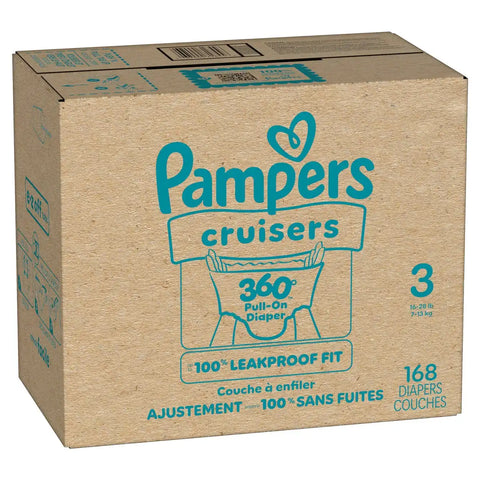 Pampers Cruisers 360 Diapers - (Select Size and Count)