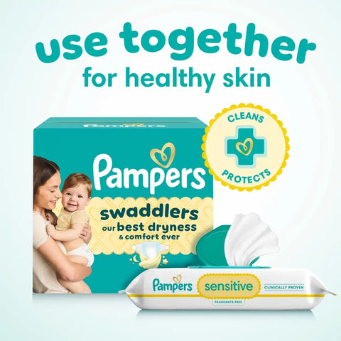 Pampers Sensitive Baby Wipes (Select Count)