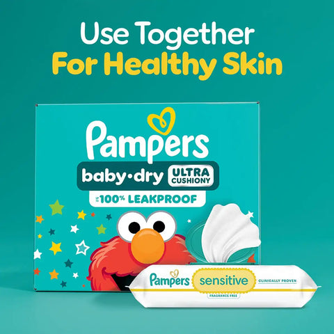 Pampers Baby Dry Diapers - (Select Size and Count)