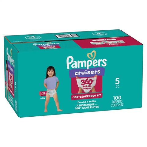 Pampers Cruisers 360 Diapers - (Select Size and Count)