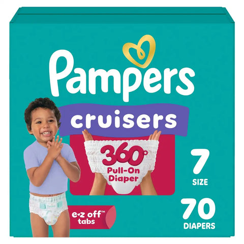 Pampers Cruisers 360 Diapers - (Select Size and Count)