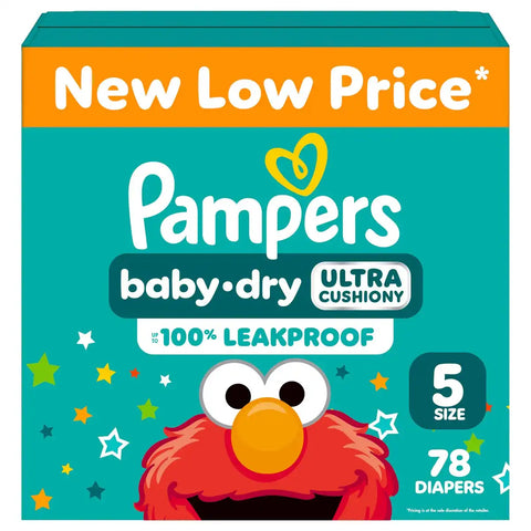 Pampers Baby Dry Diapers - (Select Size and Count)