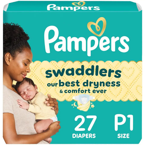 Pampers Swaddlers Sensitive Disposable Diapers - (Select Size and Count)