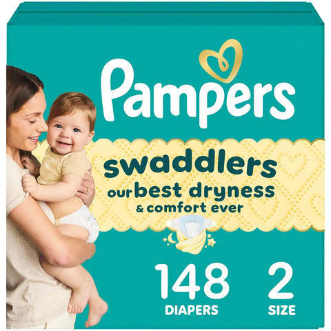 Pampers Swaddlers Sensitive Disposable Diapers - (Select Size and Count)