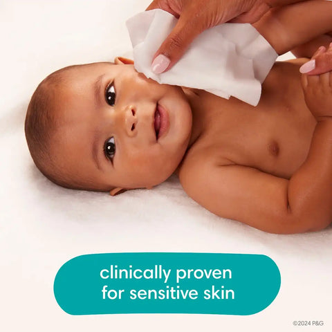 Pampers Sensitive Baby Wipes - 36ct: Unscented, Dye-Free, Alcohol-Free, Diaper Area Pop-Up Dispenser