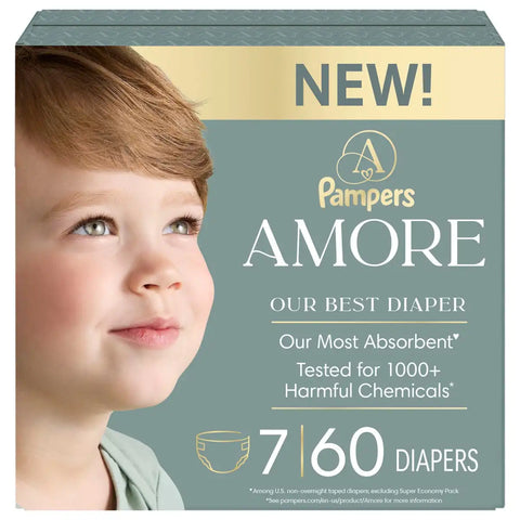 Amore by Pampers Luxury Diapers - (Select Size and Count)