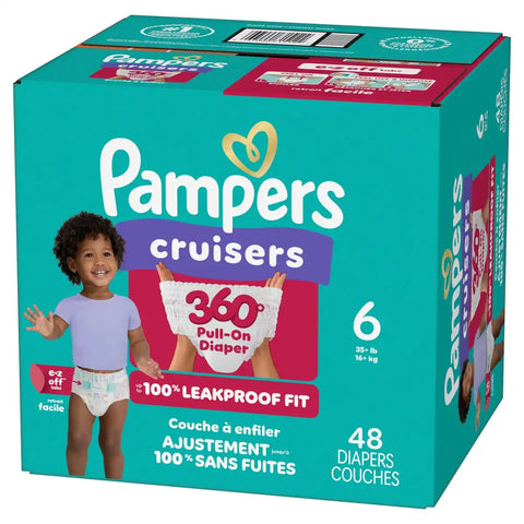 Pampers Cruisers 360 Diapers - (Select Size and Count)