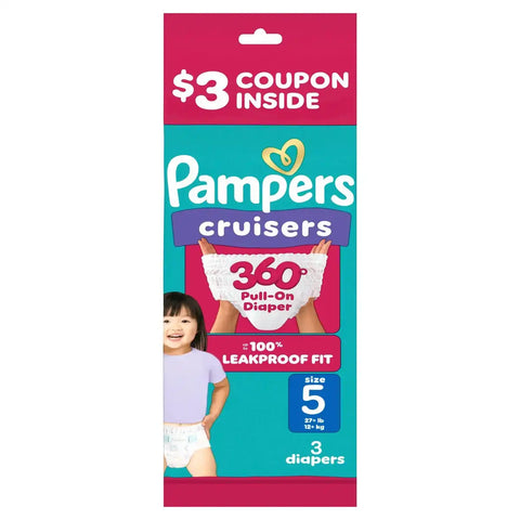 Pampers Cruisers 360 Diapers - (Select Size and Count)