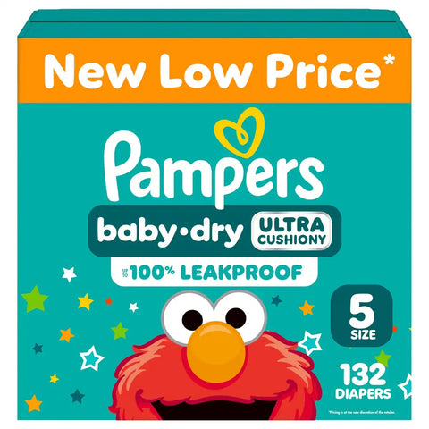 Pampers Baby Dry Diapers - (Select Size and Count)