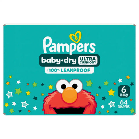 Pampers Baby Dry Diapers - (Select Size and Count)
