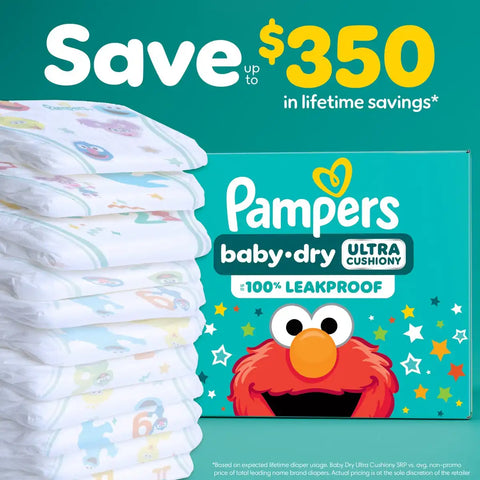 Pampers Baby Dry Diapers - (Select Size and Count)