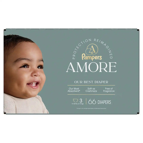 Amore by Pampers Luxury Diapers - (Select Size and Count)