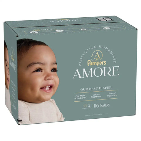 Amore by Pampers Luxury Diapers - (Select Size and Count)