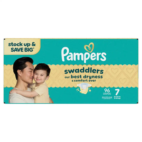 Pampers Swaddlers Sensitive Disposable Diapers - (Select Size and Count)