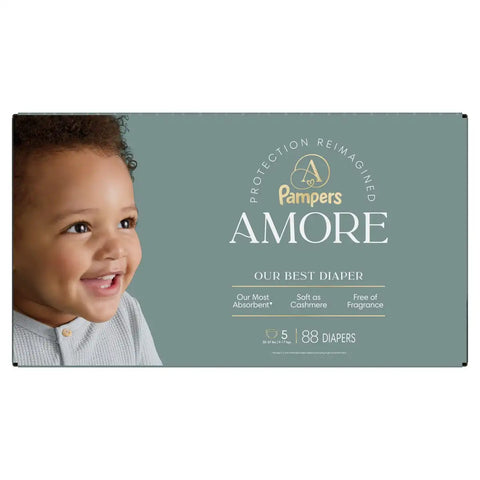 Amore by Pampers Luxury Diapers - (Select Size and Count)