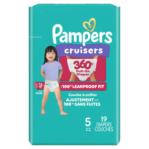 Pampers Cruisers 360 Diapers - (Select Size and Count)