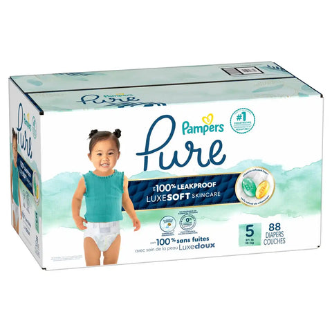 Pampers Pure Protection Diapers - (Select Size and Count)