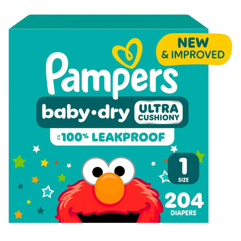 Pampers Baby Dry Diapers - (Select Size and Count)