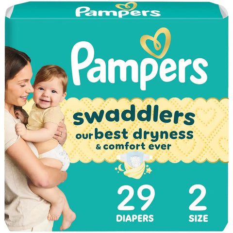 Pampers Swaddlers Sensitive Disposable Diapers - (Select Size and Count)